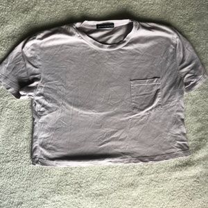 Light Purple Brandy Melville Crop Top